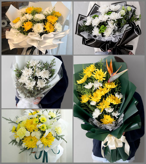山东青岛即墨市北安街道后王宿庄村白事花束代送